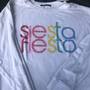 Wildfox long sleeve light weight sweatshirt